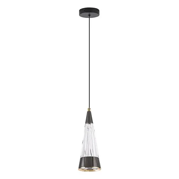 Подвесной светильник LED4U L7121-1 СR-BK Подвесной светильник LED4U L7121-1 СR-BK