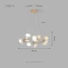 Кольцевые люстры и светильники JULY BLOSS Size M Lampatron july-bloss-m 9133-26028