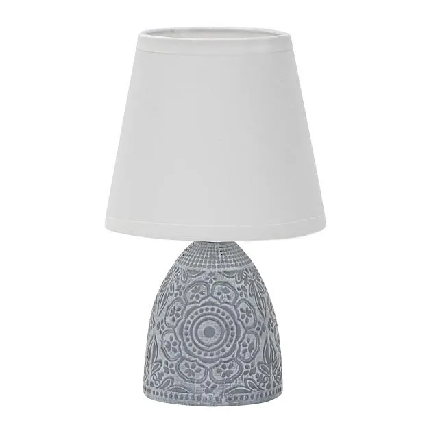 Интерьерная настольная лампа Uniel UML-B301 E14 DARK GREY