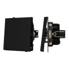 Механизм выключателя одноклавишный перекрёстный SWT-TENDO-MKX1-SFPL-BK (230V, 10A) Arlight 054571