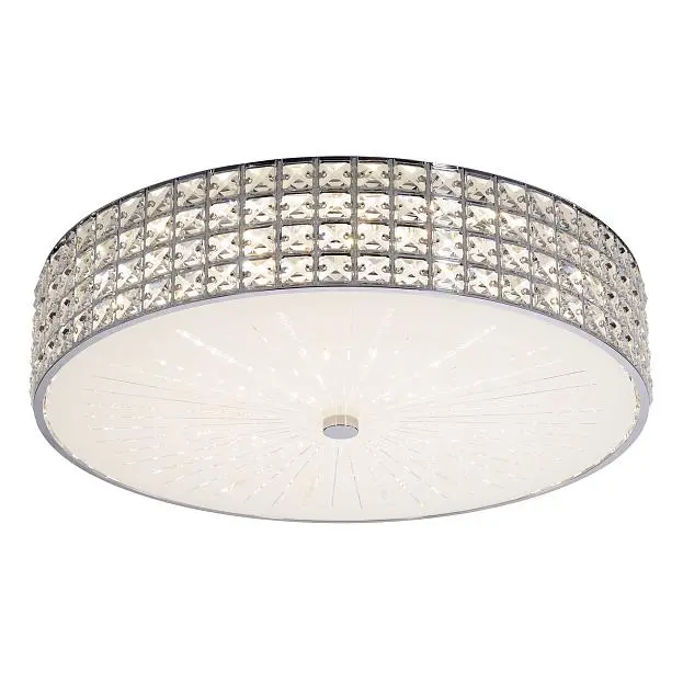 Люстра хрустальная с пультом Хром LED RGB Citilux CL32418G1 Портал Люстра хрустальная с пультом Хром LED RGB Citilux CL32418G1 Портал