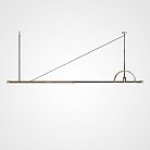 Подвесной светильник ZODIAC L120 Brass ImperiumLoft 220622-23 zodiac01