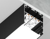 Алюминиевый профиль накладной/подвесной Ambrella light GP3050BK Profile System