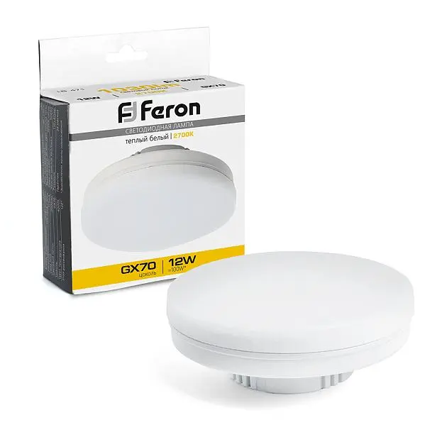 Лампа светодиодная LB-471 GX70 12W 2700K Feron 48300 Лампа светодиодная LB-471 GX70 12W 2700K Feron 48300