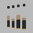 Подвесной (накладной) светодиодный светильник Ledron SLC7392/12W-PS Black-Gold