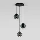 Подвесной светильник Eurosvet 50258/3 LED дымчатый/бирюзовый a064555 Cobble