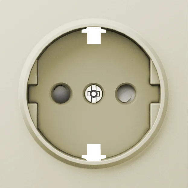 Накладка для розетки Schuko с заземлением, со шторками 16A 250 В~ Donel DE22051 A07