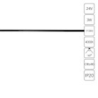 Магнитный трековый светильник Arte Lamp A6229PL-1BK PRESTO