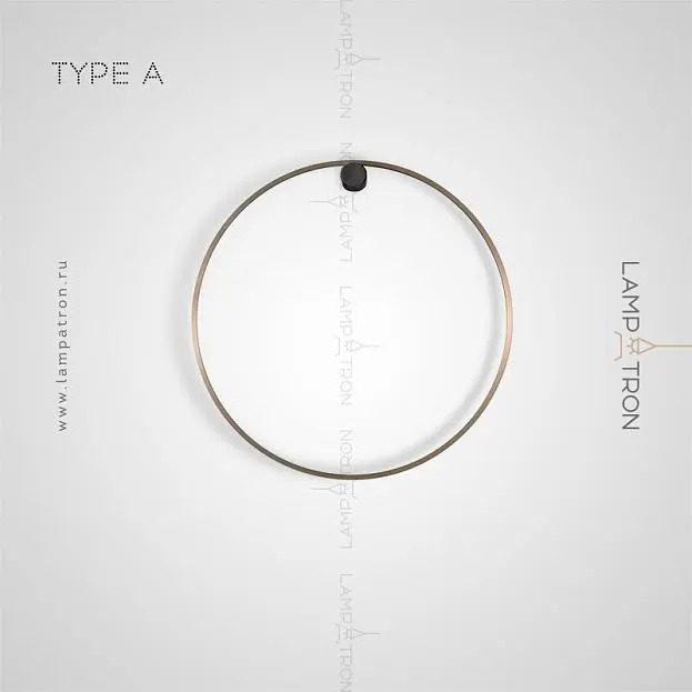Бра WILD RING Размер L. Тип A. Цвет Латунь Lampatron 5501-24743 Бра WILD RING Размер L. Тип A. Цвет Латунь Lampatron 5501-24743