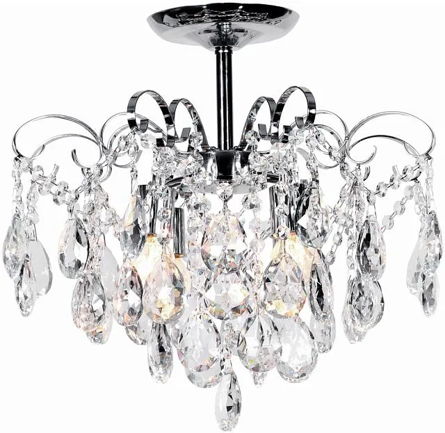Потолочная люстра Escada 1113/4PL Chrome Crown Потолочная люстра Escada 1113/4PL Chrome Crown
