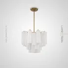 Люстра WIEN 4 лампы. Молочное стекло Lampatron 8846-25454