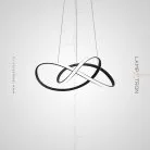 Кольцевые люстры и светильники VERA Цвет белый. Размер M. Свет трехцветный Lampatron 2505-22533