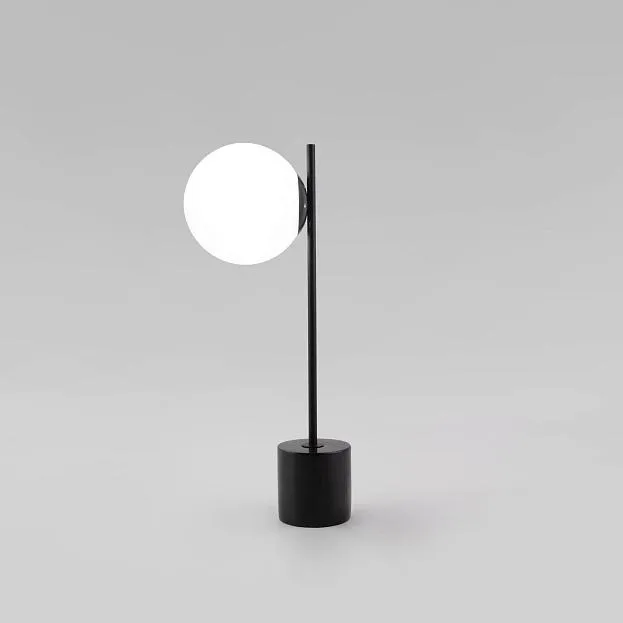 Настольный светильник с мраморным основанием Eurosvet 01157/1 черный a064388 Marbella