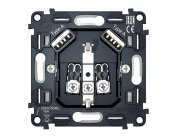 Механизм электрической розетки 2USB A+A 18W Ambrella Volt VM155 QUANT