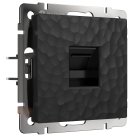 Розетка Ethernet RJ-45 Werkel W1281008 (черный) Hammer a052047