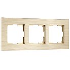 Рамка на 3 поста (шампань) Werkel W0033511 AluMax a066335