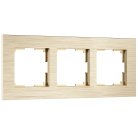 Рамка на 3 поста (шампань) Werkel W0033511 AluMax a066335