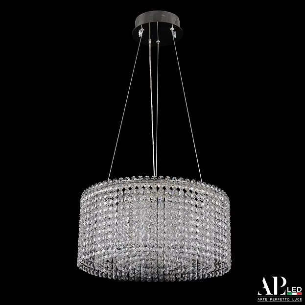 Подвесная люстра APL LED SH13.40.A.Ni.4000 Sicilia Подвесная люстра APL LED SH13.40.A.Ni.4000 Sicilia