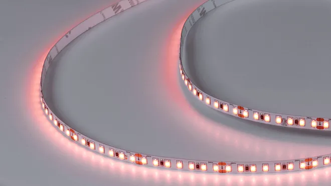 Светодиодная лента LUX для мясных продуктов, 140 LED/м, 14,4 Вт/м, 24В, IP33, Теплый белый (1800-2000K) SWG DSG2140-24-MT-33 Food Светодиодная лента LUX для мясных продуктов, 140 LED/м, 14,4 Вт/м, 24В, IP33, Теплый белый (1800-2000K) SWG DSG2140-24-MT-33 Food