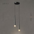 Готовая комбинация светильников MAGRIT LUX MORE 2 лампы. Цвет Черный Lampatron 6105-16381