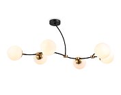 Подвесной светильник BK/SB черный/бронза E27/6 max 60W 1160*600*450 Ambrella light TR2555/6
