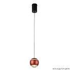 Подвесной светодиодный светильник Crystal Lux Caro SP Led Red