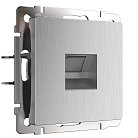 Розетка Werkel W1181009 Ethernet RJ-45 (cеребряный рифленый) a051360