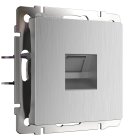 Розетка Werkel W1181009 Ethernet RJ-45 (cеребряный рифленый) a051360