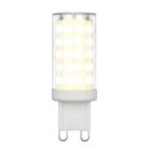 Лампочка светодиодная Uniel LED-JCD-9W/4000K/G9/CL GLZ09TR картон