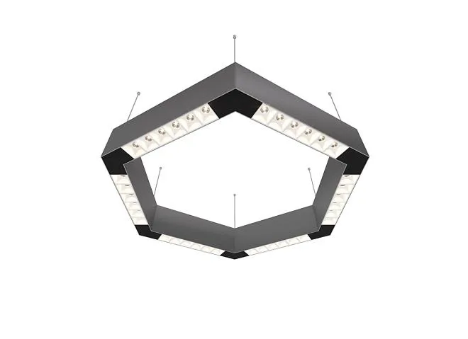 Подвесной светодиодный светильник 0,5м 36Вт 48° Donolux dl18515s111а36.48.500wb Eye-hex Подвесной светодиодный светильник 0,5м 36Вт 48° Donolux dl18515s111а36.48.500wb Eye-hex