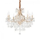 Подвесная люстра Ideal Lux 167398 NAPOLEON SP8 ORO