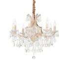 Подвесная люстра Ideal Lux 167398 NAPOLEON SP8 ORO