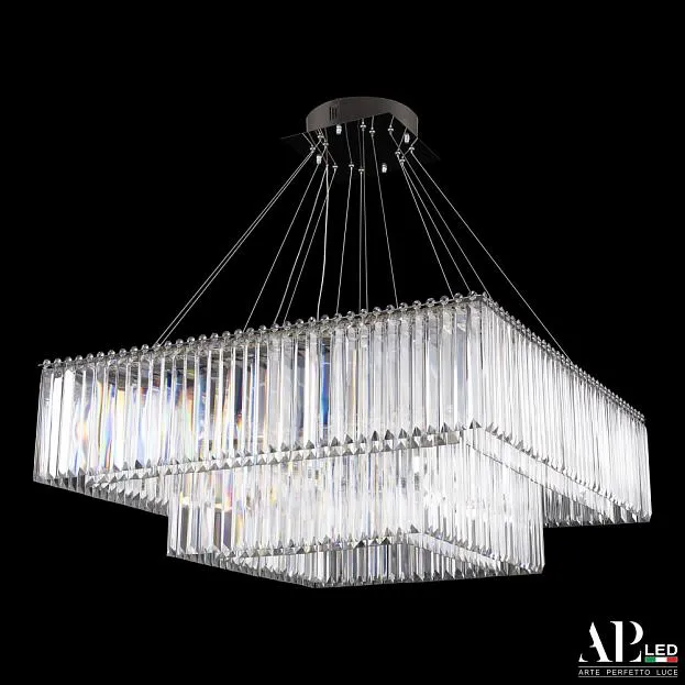 Люстра светодиодная хрустальная APL LED SH10.86.2D.A.Ni.4000 Sicilia Люстра светодиодная хрустальная APL LED SH10.86.2D.A.Ni.4000 Sicilia