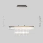 Реечный, рядный светильник BIELLA Размер S. Цвет серебро Lampatron biella-s-silver 2252-3996