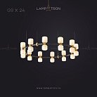 Кольцевые люстры и светильники WENDEL 24 лампы. Цвет Белый Lampatron 4551-11518