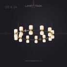Кольцевые люстры и светильники WENDEL 24 лампы. Цвет Белый Lampatron 4551-11518