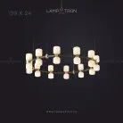 Кольцевые люстры и светильники WENDEL 24 лампы. Цвет Белый Lampatron 4551-11518