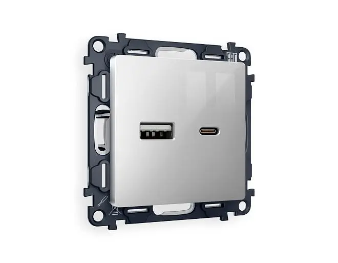 Комплект механизма розетки Ambrella Volt MA411010 QUANT Комплект механизма розетки Ambrella Volt MA411010 QUANT