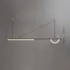 Реечный, рядный светильник ZODIAC Размер S. Цвет Черный + Латунь Lampatron 6720-18374