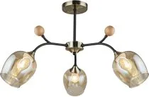 Потолочная люстра Reluce 02009-0.3-03 AB+BK