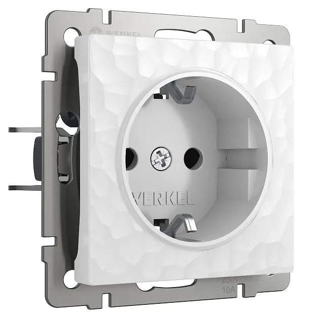 Розетка с заземлением и шторками (белый) Werkel W1271101 Hammer a052020 Розетка с заземлением и шторками (белый) Werkel W1271101 Hammer a052020
