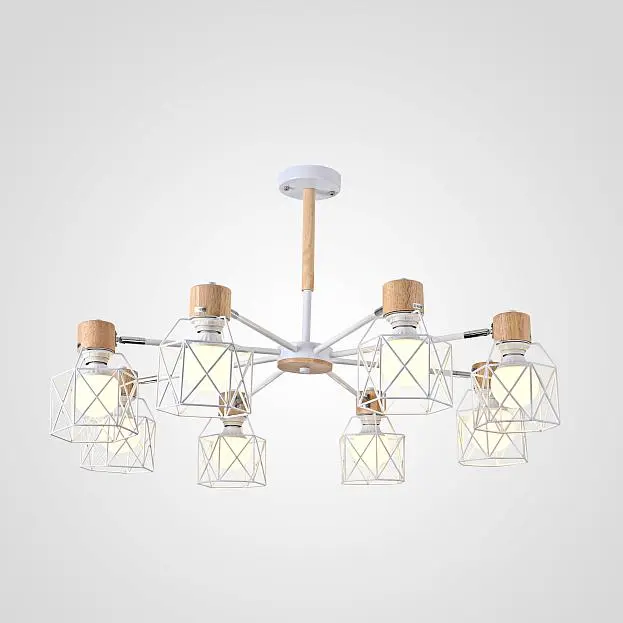 Потолочная Люстра Corf B3 White 8 Lamps ImperiumLoft 189481-26 Потолочная Люстра Corf B3 White 8 Lamps ImperiumLoft 189481-26