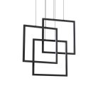 Подвесной светильник Ideal Lux 269375 FRAME SP QUADRATO NERO