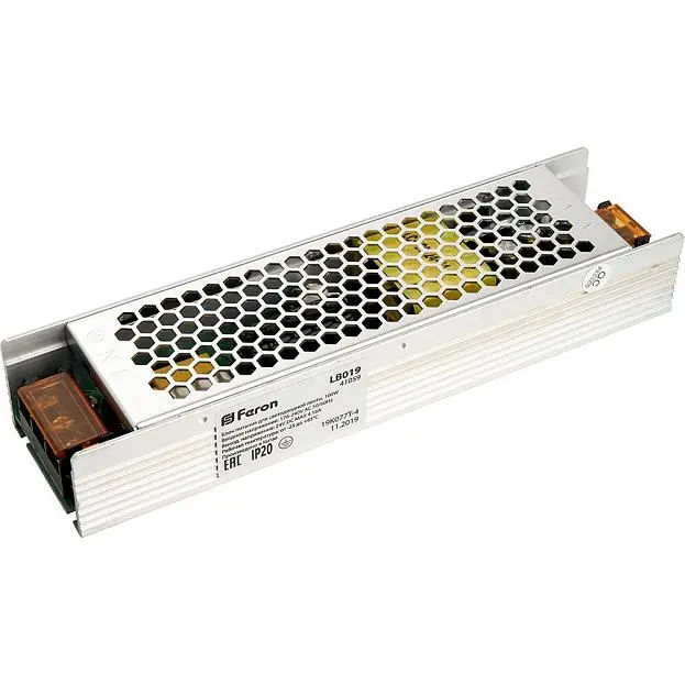 Трансформатор для светодиодной ленты Feron 41059 100W 24V (драйвер), LB019 Трансформатор для светодиодной ленты Feron 41059 100W 24V (драйвер), LB019