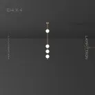 Подвесной светильник ADILS 4 лампы Lampatron 7555-21122