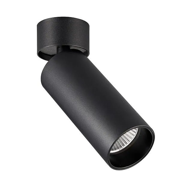 Светильник потолочный Черный LED 1*7W 3000K 560Lm Ra>90 60° IP20 D52xH130 220-240VV ST Luce ST171.432.07 Накладные Светильники