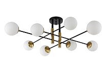 Светильник потолочный Crystal Lux FIDEL PL8 BLACK 0630/106