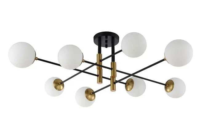 Светильник потолочный Crystal Lux FIDEL PL8 BLACK 0630/106 Светильник потолочный Crystal Lux FIDEL PL8 BLACK 0630/106