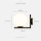 Бра STEM WALL Чернёная латунь Lampatron 1811-22295