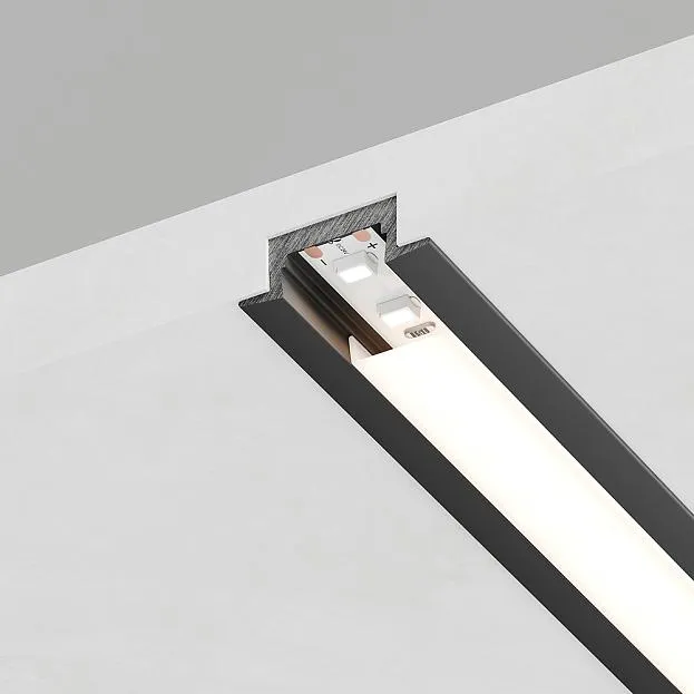 Профиль алюминиевый встраиваемый, серебро Feron 52089 CAB251